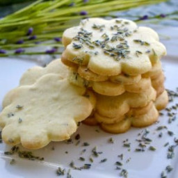 Lemon Lavender Butter Cookies