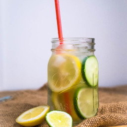 Lemon, Lime and Cucumber Infused Water