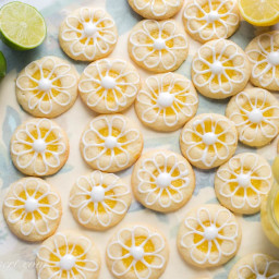 Lemon-Lime Shortbread Thumbprint Cookies