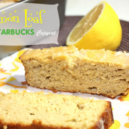 Lemon Loaf {Healthier Starbucks Copycat}