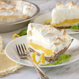 Lemon Meringue Ice Cream Pie