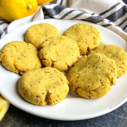 Lemon Poppyseed Cookies (Vegan)