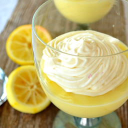 Lemon Pudding With Cream Cheese Frosting