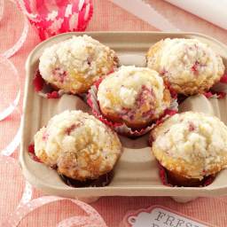 Lemon/Raspberry Streusel Muffins