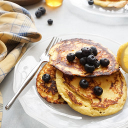 Lemon Ricotta Pancakes • Maddie Augustin Recipes
