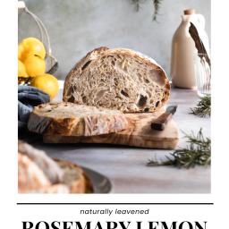 Lemon Rosemary Sourdough Bread by Make It Dough