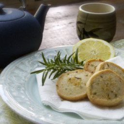Lemon Rosemary Tea Cookies
