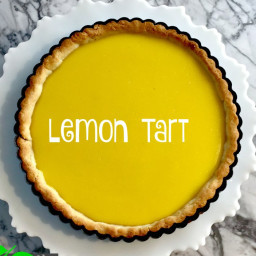 Lemon Tart Recipe, Gluten Free Option