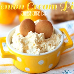 Lemon Cream Pie Cheesecake Dip
