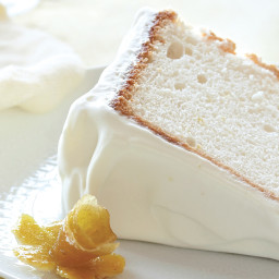 Lemony Angel Food Cake
