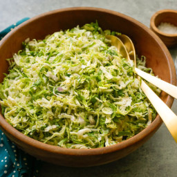 Lemony Brussels Sprout Slaw