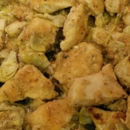 Lemony Chicken with Artichoke Hearts Recipe