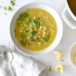 Lemony Chickpea Soup Recipe