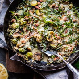 Lemony Fried Brussels Sprouts