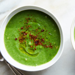Lemony Spinach Soup With Farro