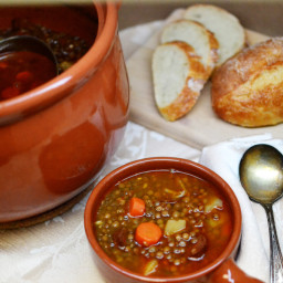 Lentejas con Chorizo (Spanish Lentil Soup)