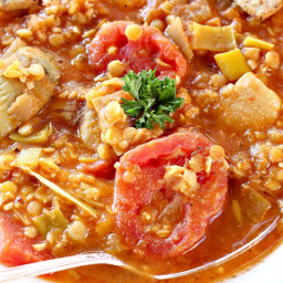 Lentil Artichoke Stew