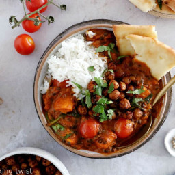 Lentil, Chickpea and Sweet Potato Curry