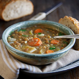 Lentil Soup with Coriander and Cumin