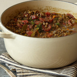 Lentil Soup with Smoked Sausage