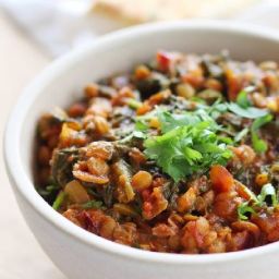 Lentil & Spinach Curry