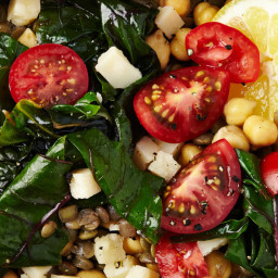 Lentils and Chickpeas with Greens