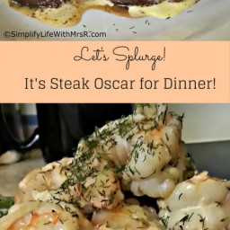 Let's Splurge! It's Steak Oscar for Dinner