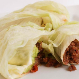 Lettuce Rolls with Ground Beef