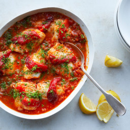 Libyan Aharaimi (Fish in Tomato Sauce)