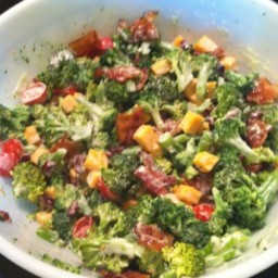 Lick-The-Bowl-Clean Bacon-Broccoli Salad
