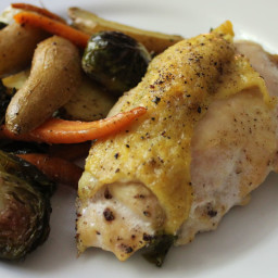 Lidey's Thyme Roasted Chicken Breasts With Autumn Vegetables