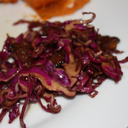 Lidia's Red Cabbage and Bacon Salad