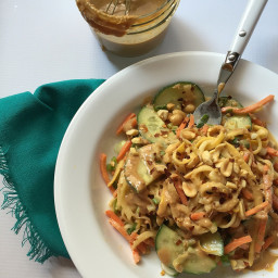 Light and Healthy Peanut Sauce Noodles Under 275 Calories