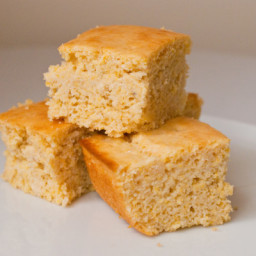 Light and Sweet Cornbread (You will not believe it is eggless!)