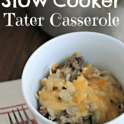 Lightened-Up Slow Cooker Tater Casserole