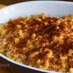 Lighter Baked Macaroni and Cheese