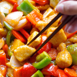Lighter Sweet And Sour Chicken