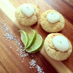 Lime, Coconut & Sour Cream Cupcakes