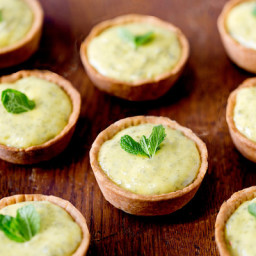 Lime, Mint and Rum Tarts