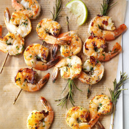 Lime-Rosemary Shrimp Skewers Recipe