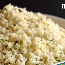 Lime and Coconut Cauliflower Rice