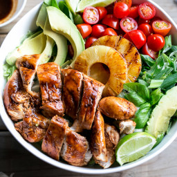 Lime and Garlic Barbecue Chicken Salad