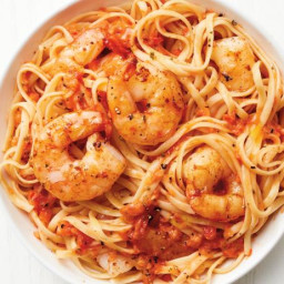 Linguine with Shrimp and Tomatoes