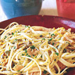 Linguine with Tuna, Capers, and Olives