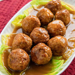 Lion’s Head Meatballs are Crispy on the Outside and Tender on the Inside