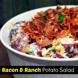 Loaded Bacon Ranch Potato Salad