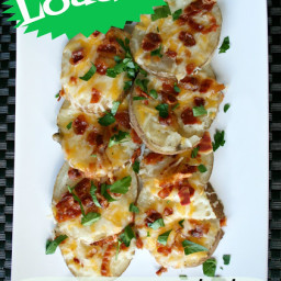 Loaded Baked Potato Rounds (with vegetarian option)
