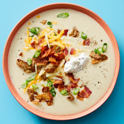 Loaded Baked Potato Soup with Bacon 2