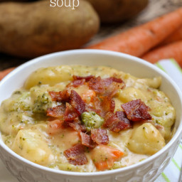 Loaded Broccoli and Cheese Soup
