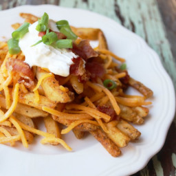 Loaded Cheesy Bacon French Fries